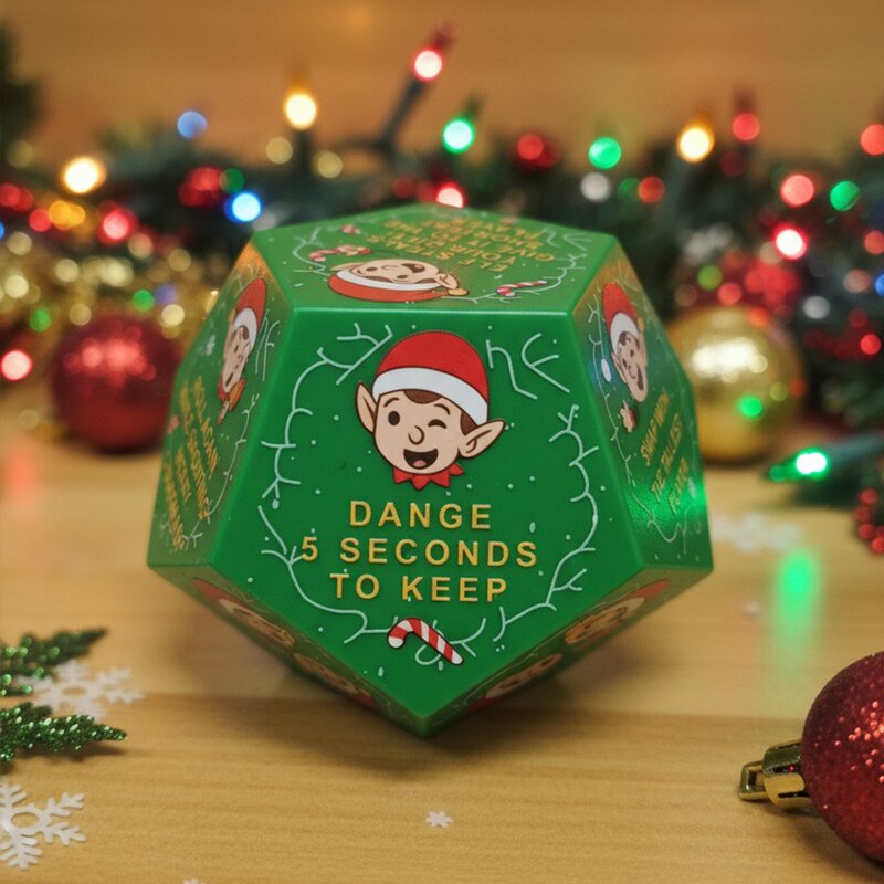 Christmas Party Dice - 2025 Hilarious Novelty Dice for Holiday Gift Exchange Game