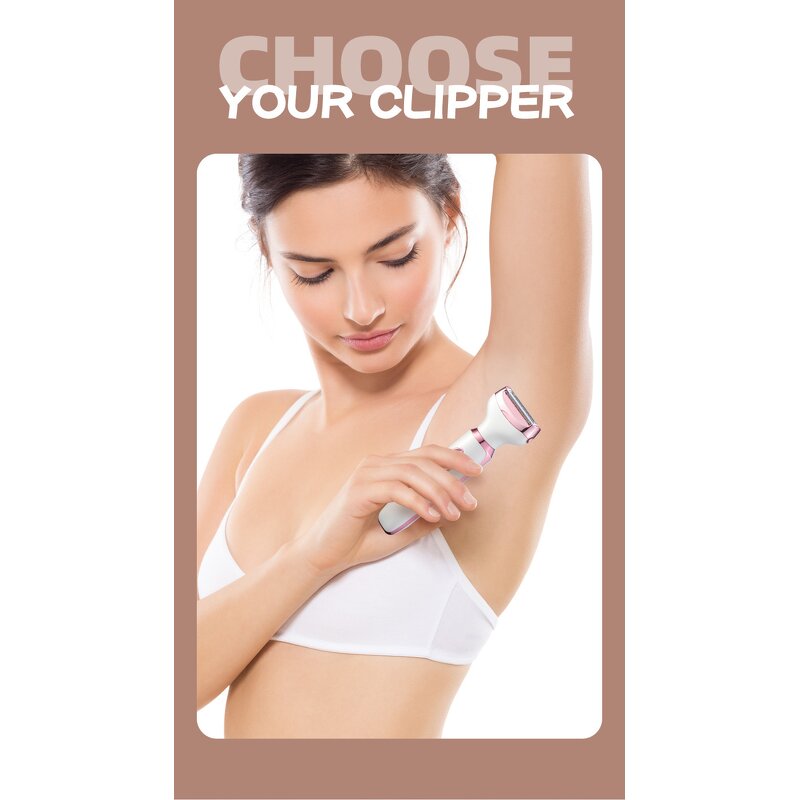 Women's Hair Removal Shaver - USB Rechargeable Portable Body Face Legs Bikini Lip Tool