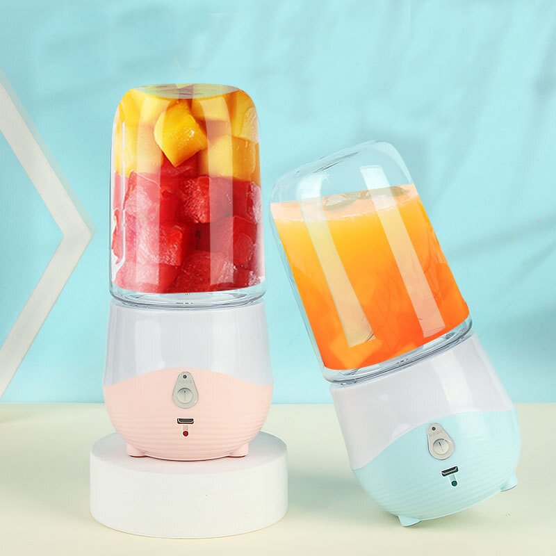 USB Juicer Blender - Charging Portable Household Whisk Fruits Smoothie Maker Mixer