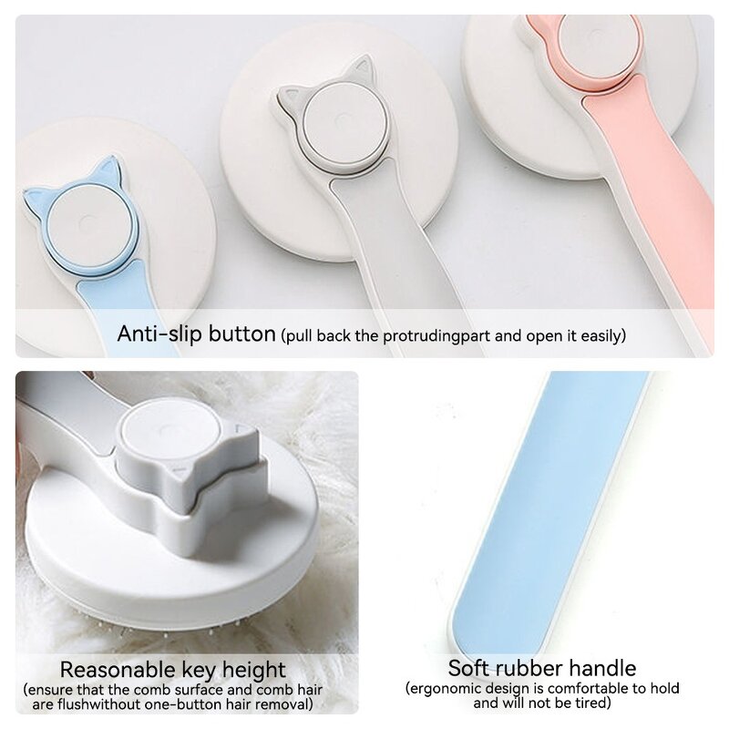 Pet Hair Removal Comb - 2025 Hot Sale Cat Dog Brush Hair Remover Scraper Grooming Tool