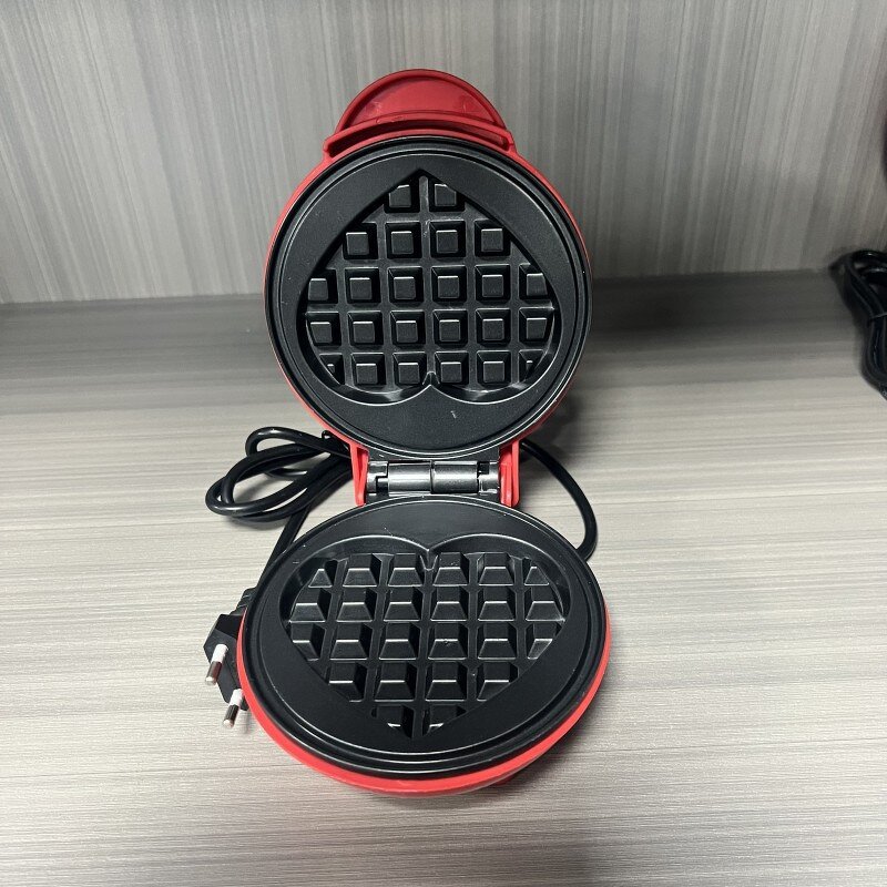 Mini Waffle Maker - Non Stick Breakfast Machine Home Cooking Children's Dessert Electric
