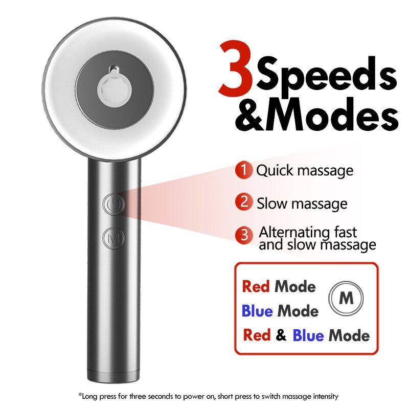 Cordless Scalp Massager - 1 Piece Electric Hair Head Massager Home Travel Portable Tool