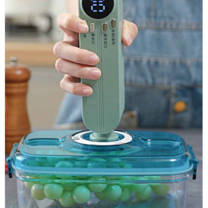 Mini Vacuum Sealer - Rechargeable Wireless USB Plastic Kitchen Food Storage Packaging