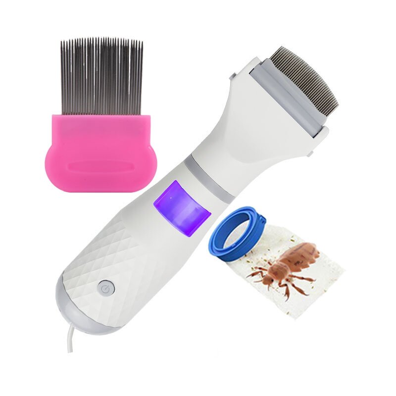 Electric Lice Comb - Hot Selling Flea Remover Kills Tick Dogs Cats Pet Grooming Brush TV