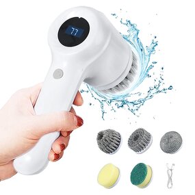 Wireless Steam Cleaner - Multifunctional High Pressure Cleaning Brush Long Runtime Kitchen Bathroom