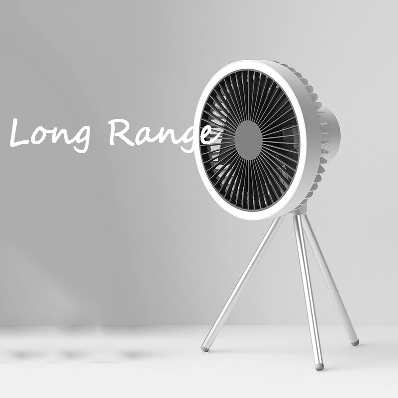 Camping Ceiling Fan - USB Portable LED Light Tripod Rechargeable Multifunctional Desktop