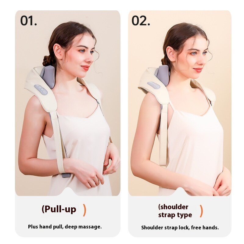Massage Robot Body - Wholesale Oblique Square Cervical Hot Compress Neck Shoulder Musical