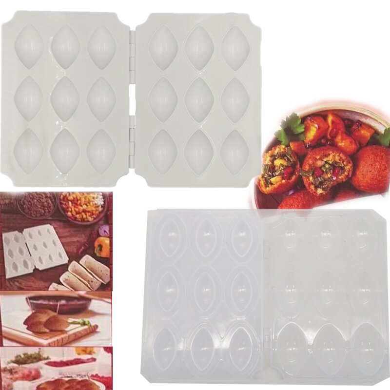 Manual Kibbeh Maker - NEW 9 Holes 2025 Meatball Meatloaf Mold Press Minced Meat Tool
