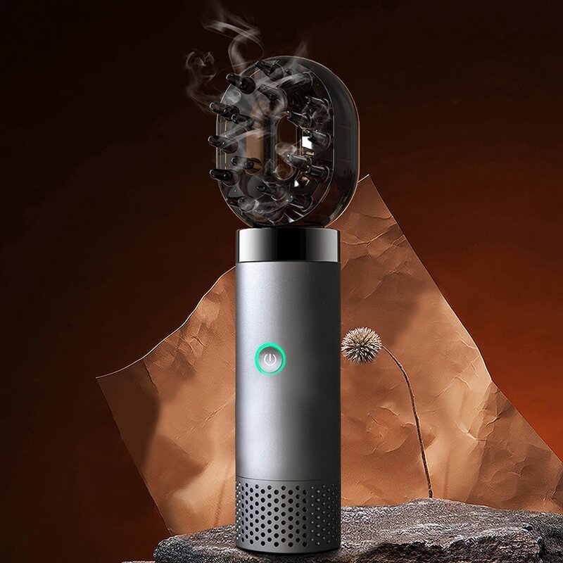 2 in 1 Electric Aroma Diffuser - Bukhoor Comb Car Incense Burner USB Type C Rechargeable