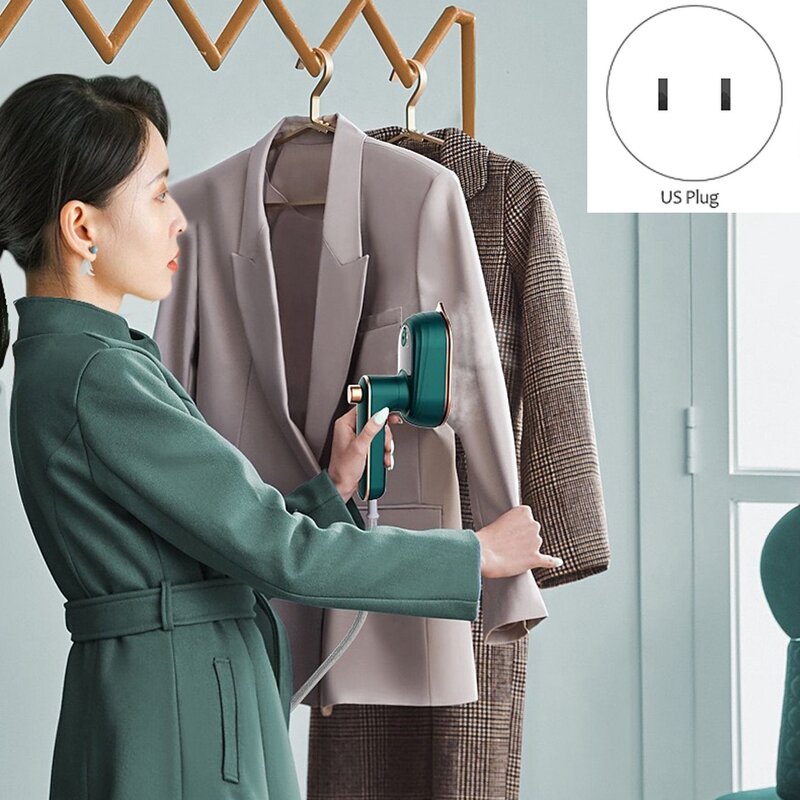 Rotatable Garment Steamer - Handheld Wet Dry Steam Iron Household Travel Clothes Tool