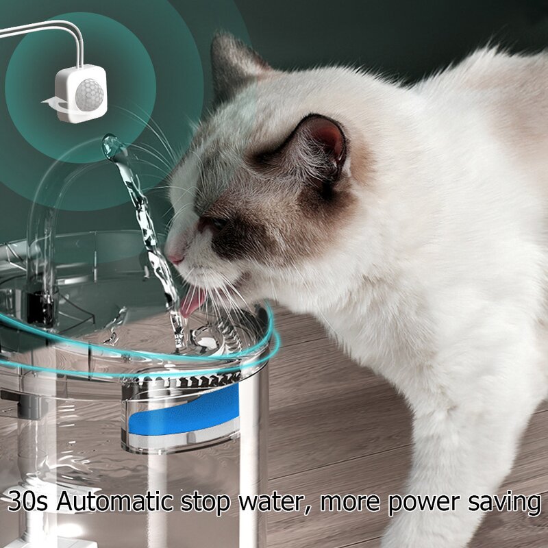 Automatic Sensor Water Dispenser - New Type Pet Dog Cat Drinking Fountain Water Feeder
