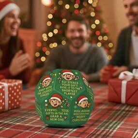 Christmas Party Dice - 2025 Hilarious Novelty Dice for Holiday Gift Exchange Game
