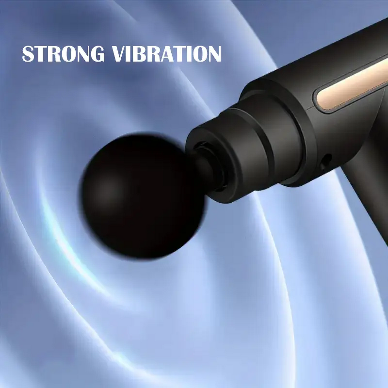 Portable Massage Gun - 6 Massage Heads Rechargeable 6-Speed LCD Display Muscle Relax