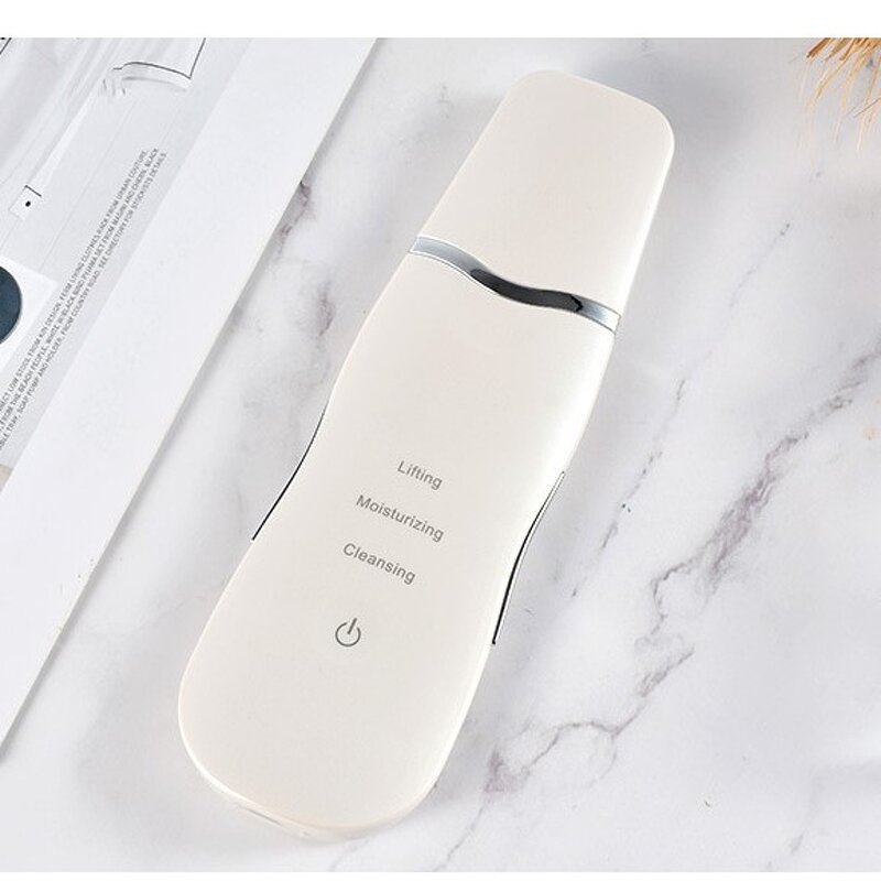 Ultrasonic Facial Cleanser - Deep Cleaning Peeling Shovel Pore Cleaner Skin Scrubber Tool