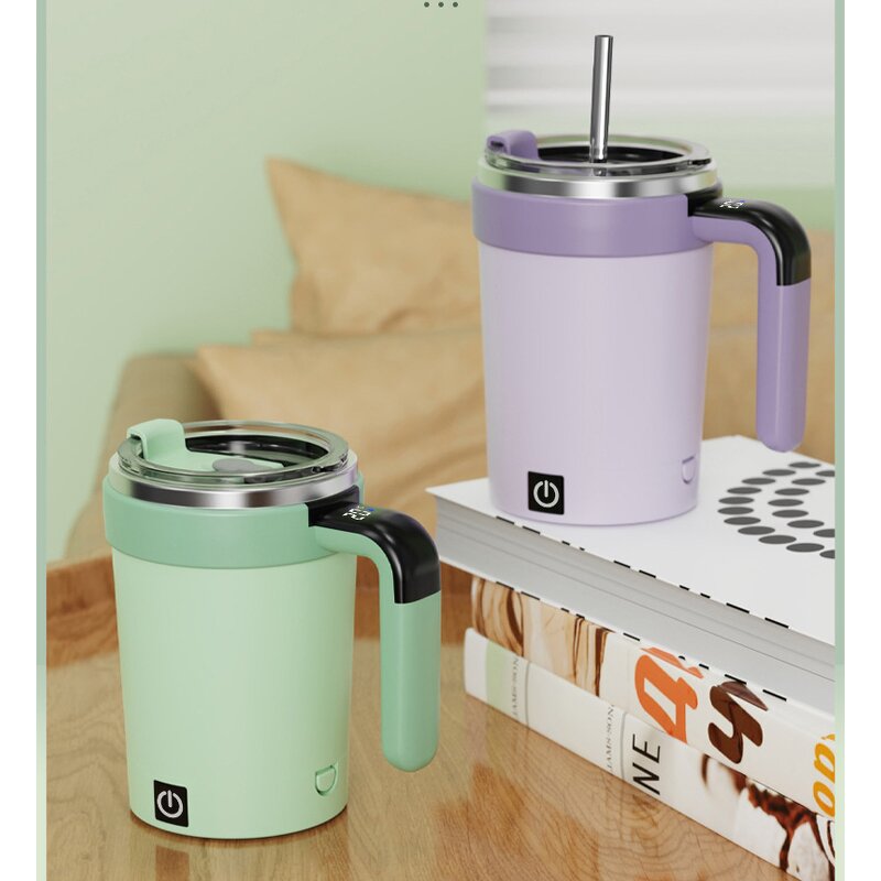 USB Mixing Cup - Cross-Border Stainless Steel Coffee Milkshake Protein Shake Automatic