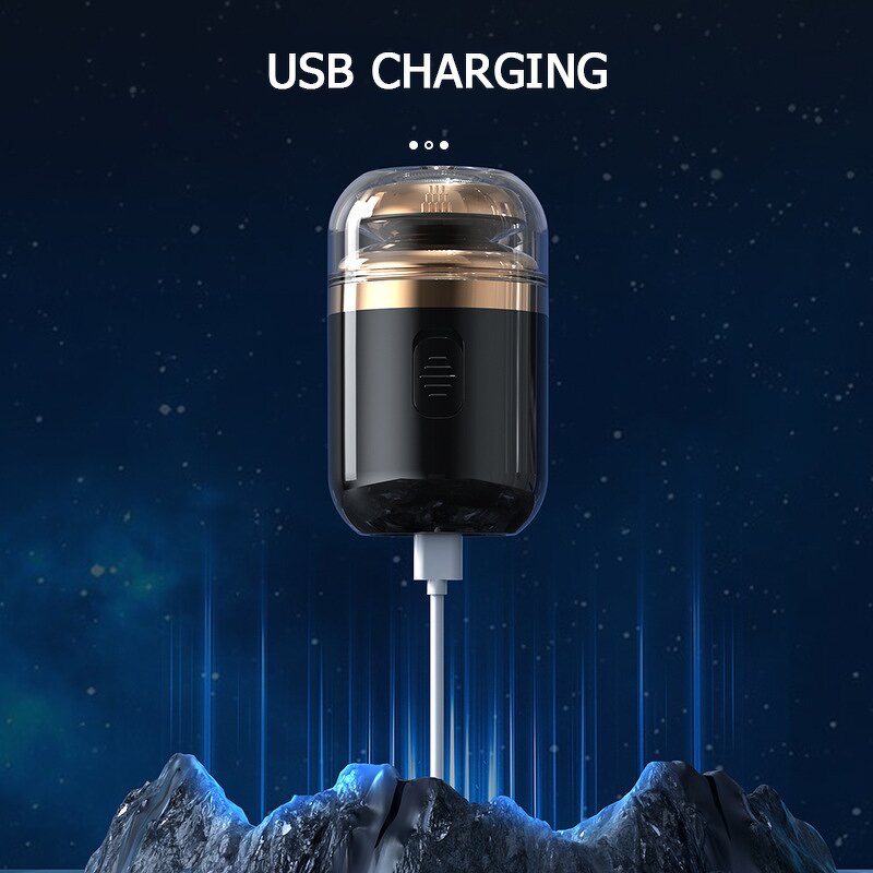 2 in 1 Capsule Shaver - USB Charging Multifunctional Nose Hair Trimmer Portable Washable