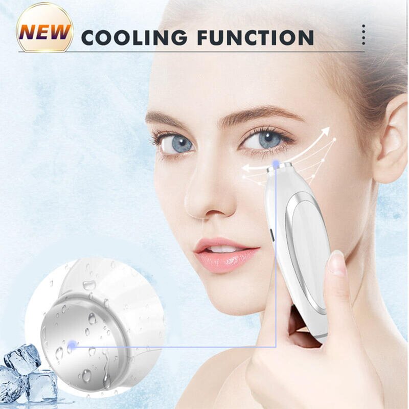 Face Neck Massager - 6-Mode Heating Shaking Cooling Home Travel Gift One Package Tool