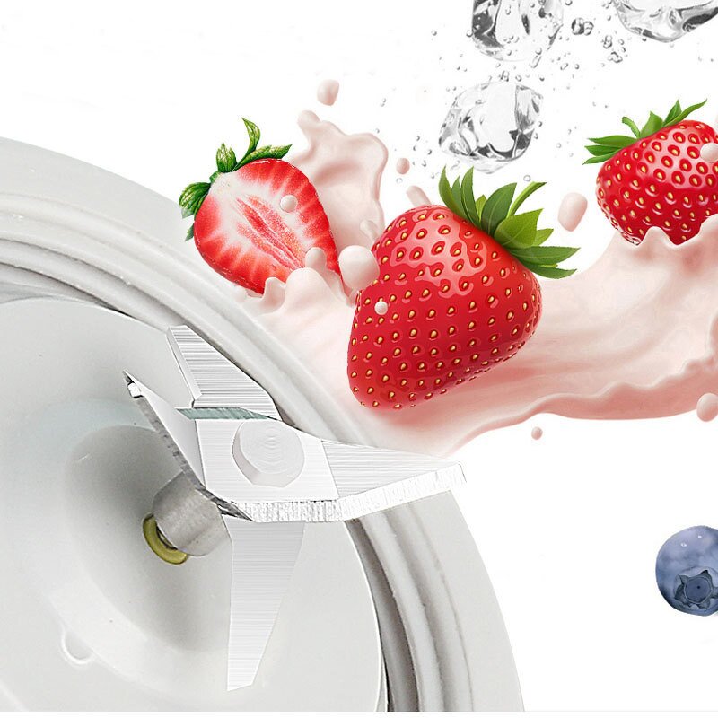 USB Juicer Blender - Charging Portable Household Whisk Fruits Smoothie Maker Mixer