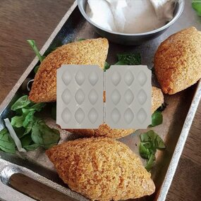 Manual Kibbeh Maker - NEW 9 Holes 2025 Meatball Meatloaf Mold Press Minced Meat Tool