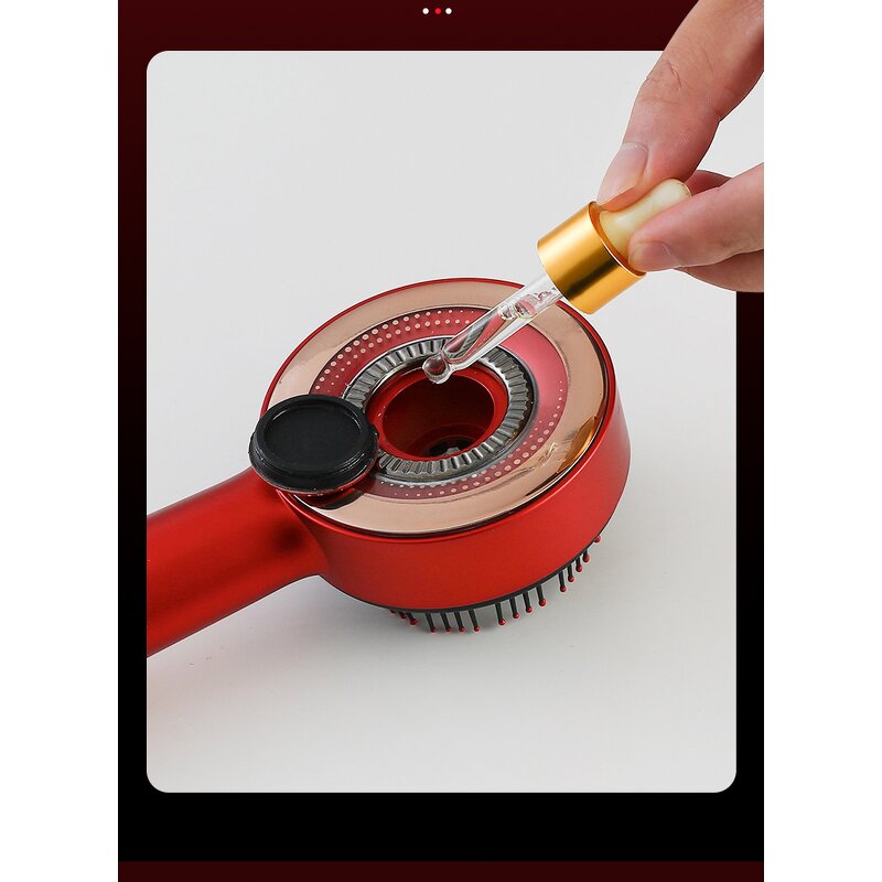 Scalp Massage Comb - New Portable Hair Lotion Coated Ball Guide Massager Brush Tool