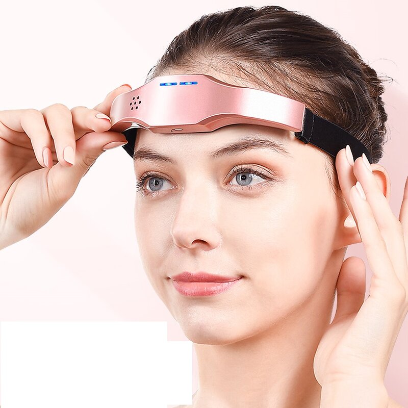 Electric Head Massager - Sleep Monitor Migraine Relief Insomnia Therapy Stress Release ABS