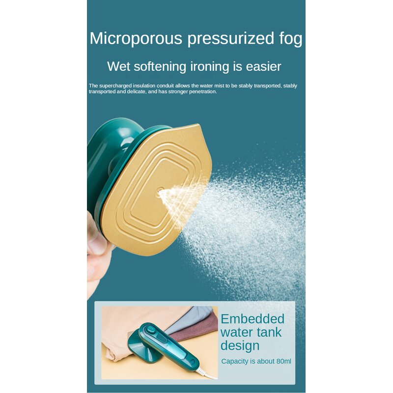 Mini Garment Steamer - 30/220V Wet Dry Ironing Handheld Portable Home Travel Electric