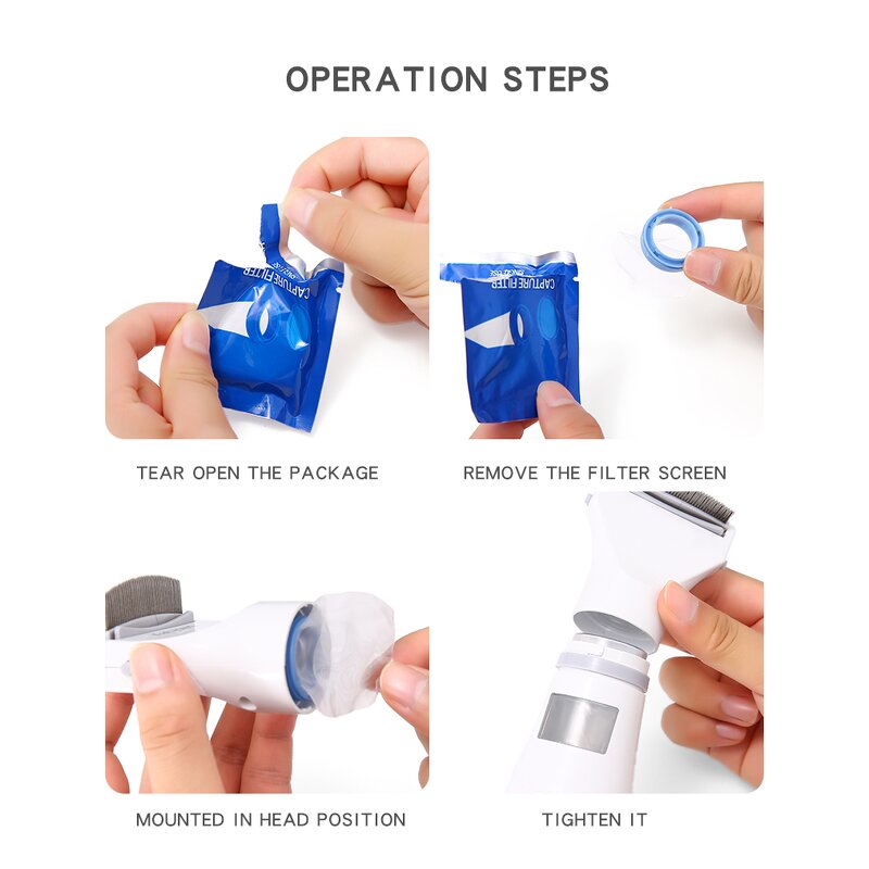 Electric Lice Comb - Hot Selling Flea Remover Kills Tick Dogs Cats Pet Grooming Brush TV