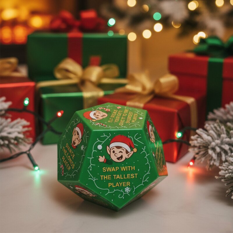 Christmas Party Dice - 2025 Hilarious Novelty Dice for Holiday Gift Exchange Game