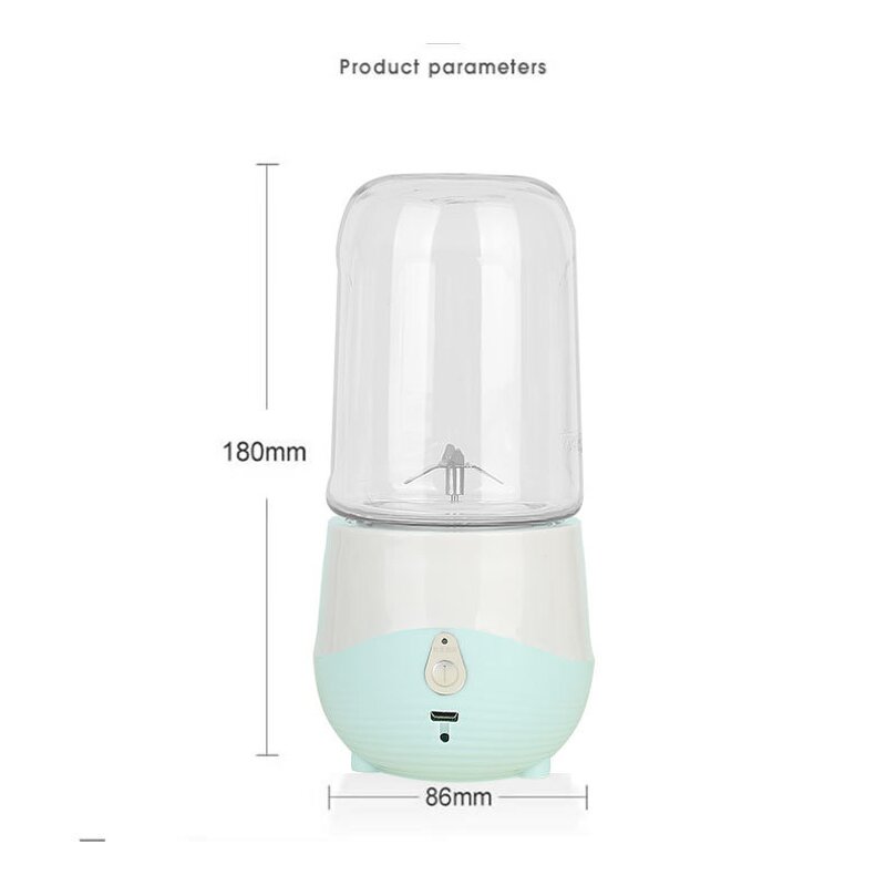 USB Juicer Blender - Charging Portable Household Whisk Fruits Smoothie Maker Mixer