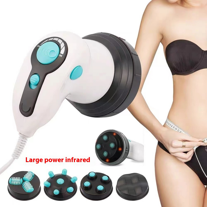 Dolphin Electric Massager - Plug-In Handheld Fat Pusher Scraping Machine Musical Function