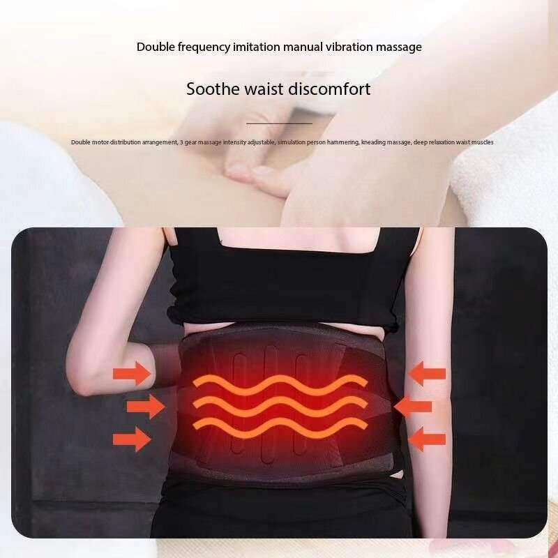 Dual Airbag Waist Belt - Unisex Heating Warming Uterus Waist Protection Menstrual Pad