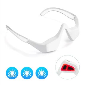 EMS Eye Facial Massager - Micro-Current Timing Red Light Therapy LED Puffiness Reduction