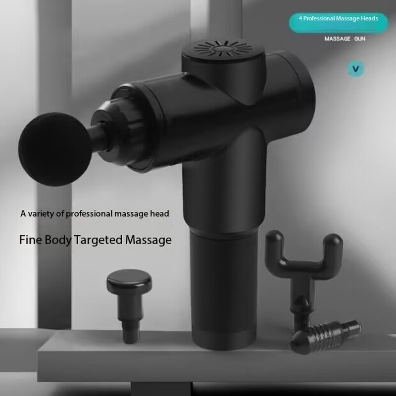 USB Massage Gun - Portable Charging Head Neck Relaxation Vibration Stick Fascia Masks