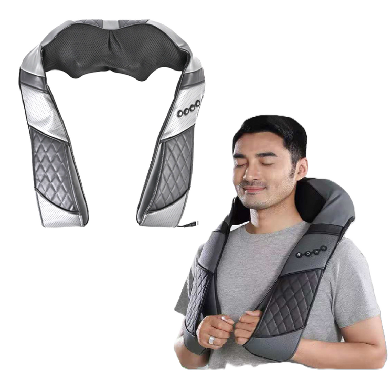 Electric Massage Shawl - Hand-held Wire Control Red Light Hot Compress Kneading Vibration