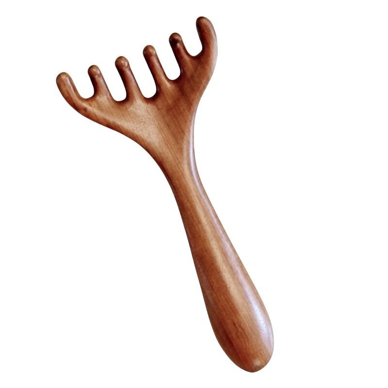 Wood Therapy Comb - Wholesale Multifunctional Lice Gold Silk Green Sandalwood Meridian