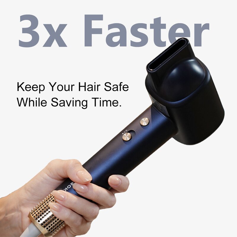 Ionic Hair Dryer - Professional Salon 110000rpm Constant Temperature Leafless Head Massage
