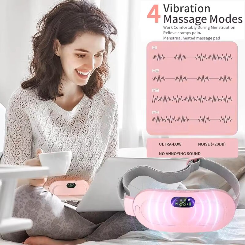 Warm Palace Belt - Home Abdominal Heating Pads Vibration Menstrual Heating Instrument