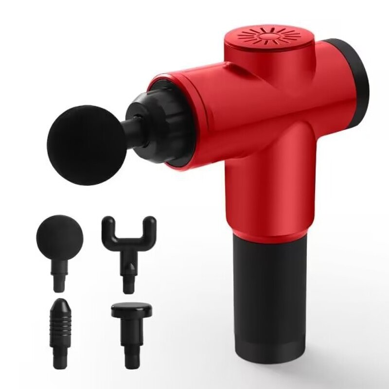 USB Massage Gun - Portable Charging Head Neck Relaxation Vibration Stick Fascia Masks