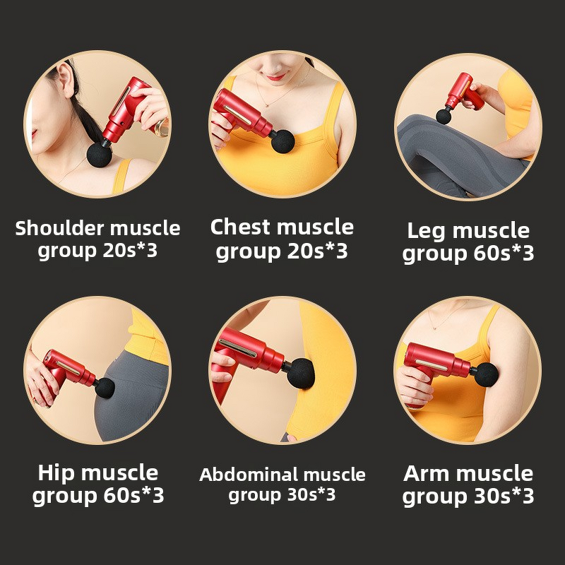 Electric Fascia Gun - Intelligent Cross-Border Body Head Cervical Fitness Relaxation