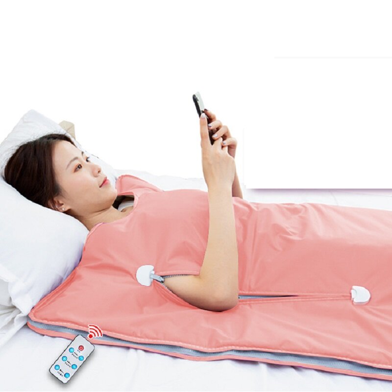 Far Infrared Sauna Blanket - Weight Loss Stress Release Body Massage Spa Heating Tool