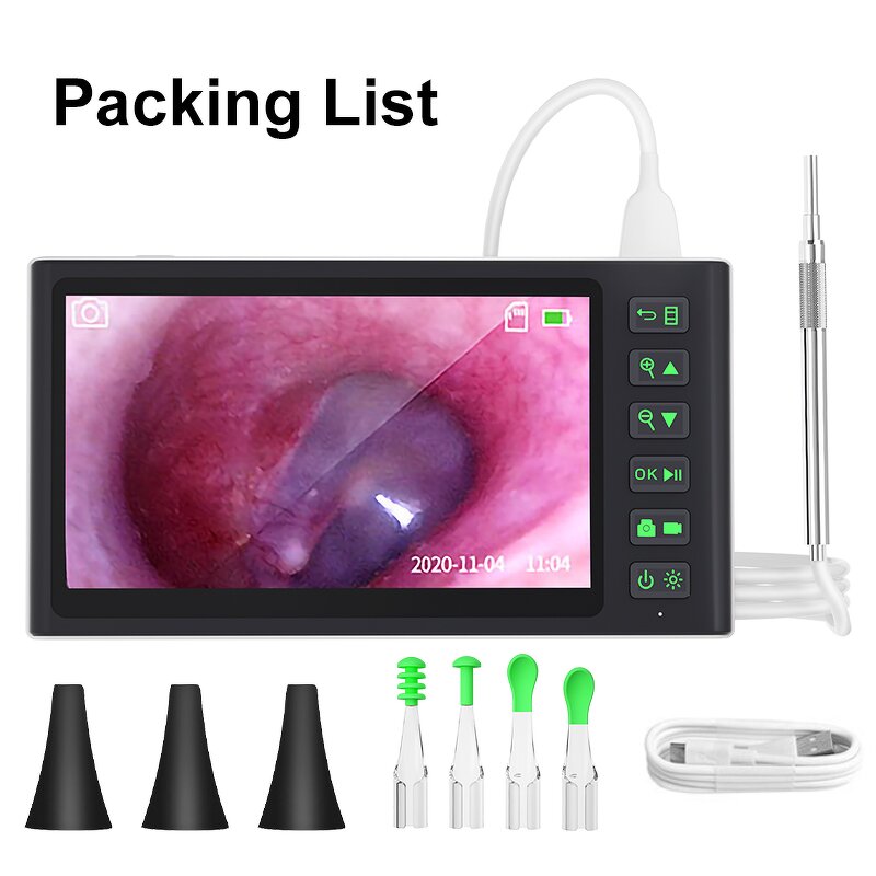 7inch Visual Ear Cleaner - Smart Digital Camera Endoscope Professional IPS Screen Tool