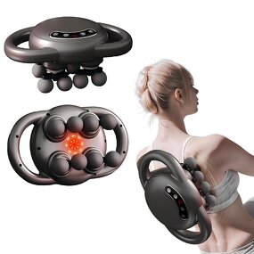 Eight Head Fascia Gun - 12-Speed Brushed 1200-2000mAh Neck Back Massage Musical