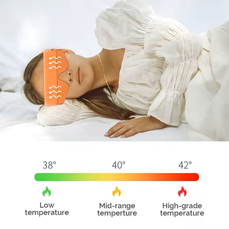 AI Voice Eye Massager - New Arrival Foldable Music Vibration Heat Compression Trending