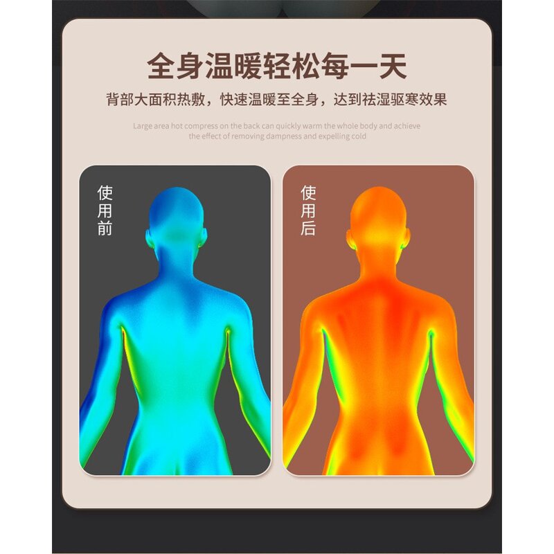 Full Body Massage Chair - Home Use Back Neck Lumbar Spine Equipment Seat Cushions Gift