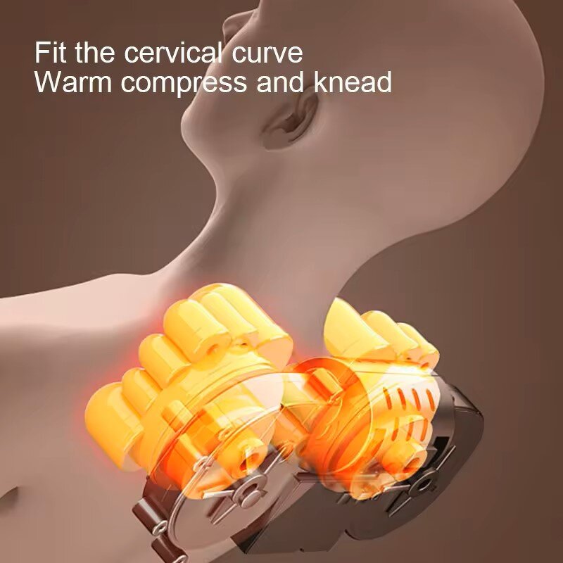 Shiatsu Massage Pad - Electric Deep Tissue Kneading Heat Back Full-Body Chair Cushion