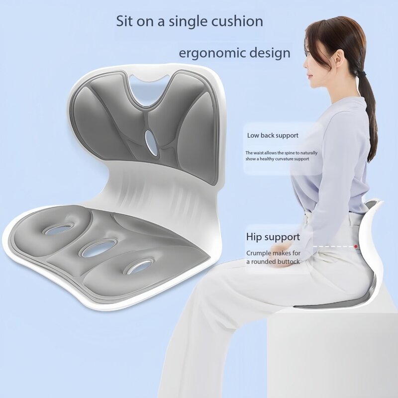 Ergonomic Office Chair - Integrated Backrest Petal Design Posture Correction Massage