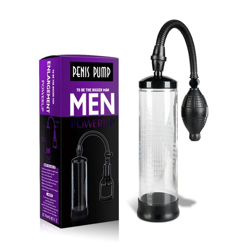 Penis Stretch Trainer - Men's Small Negative Pressure Vacuum Airplane Cup Exerciser Tool
