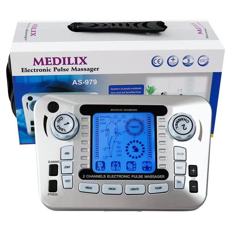 Dual Output Massager - Amazon Manufactured Waist Cervical Digital Low Frequency Musical