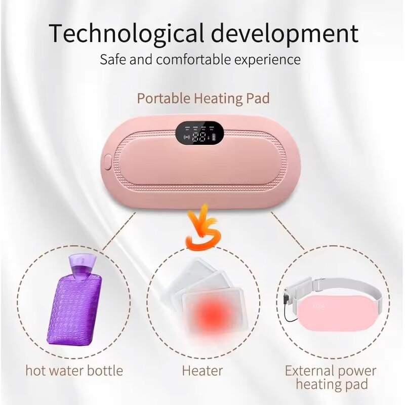 Warm Palace Belt - Home Abdominal Heating Pads Vibration Menstrual Heating Instrument