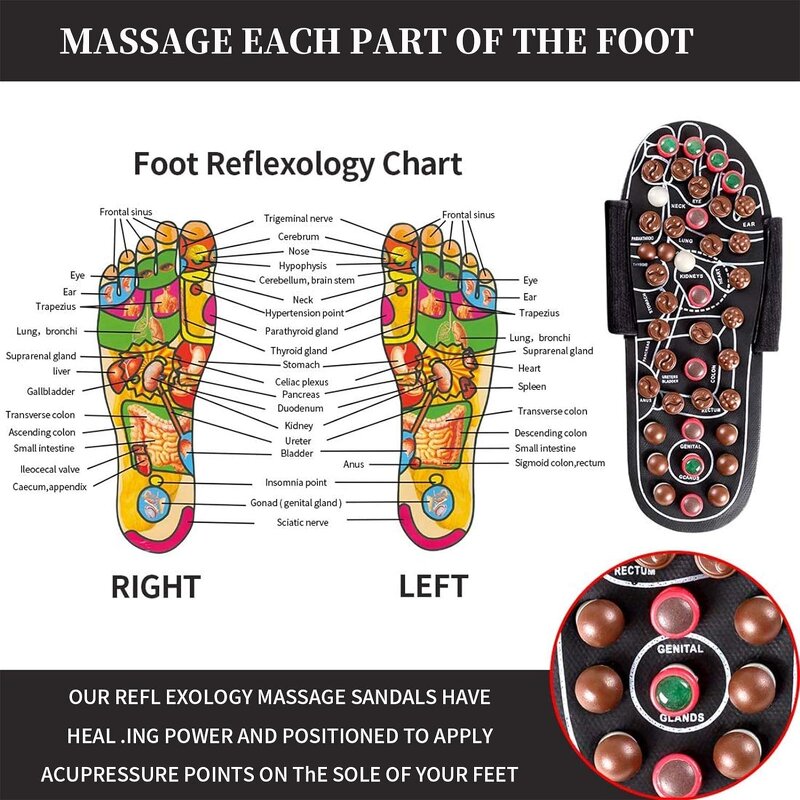 Massage Slipper - Hot-Selling Foot Massager Shoes Blood Circulation Care Therapy Tool